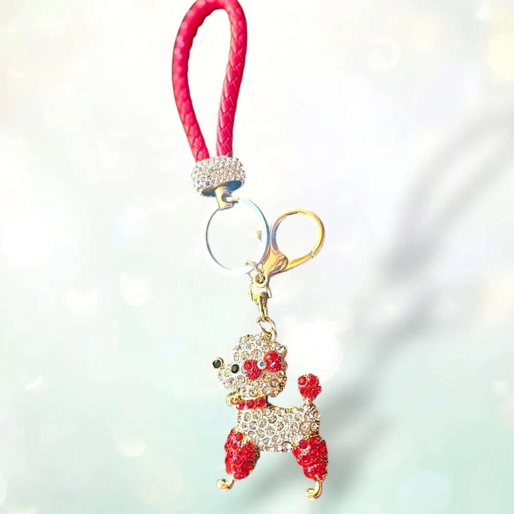 Poodle Keychain/Bag Charm